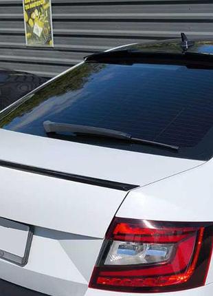 Спойлер dpt (черный глянец) для skoda octavia iii a7 2013-2019 гг