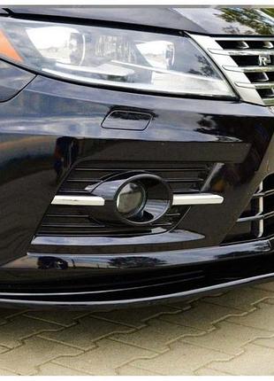 Передня lip накладка dpt (для r-line, 2008-2011, чорний глянець) для volkswagen passat сс рр
