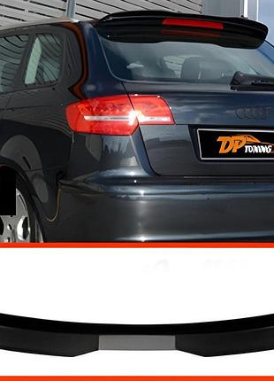 Задний спойлер dpt v-1 (2010-2012, hb, черный глянец) для ауди a3