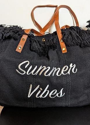 🌞 летняя сумка "summer vibes"👜 черный