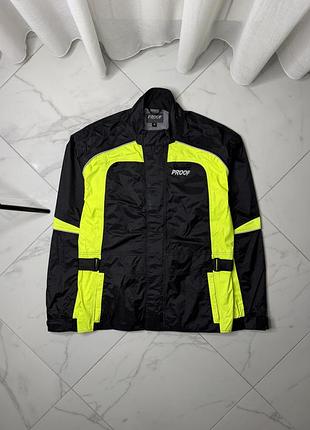 Оригінальна чоловіча мотокуртка-дощовик proof (hi-vis)