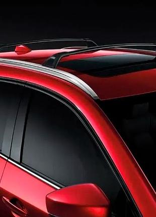 Поперечины багажника на интегрированные рейлинги harms (2 шт) черный для mazda cx-5 2017–2025 гг