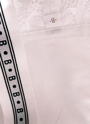 Белый кружевной бюстгальтер от marks &amp; spencer 38dd 6