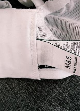 Белый кружевной бюстгальтер от marks &amp; spencer 38dd 8