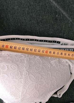 Белый кружевной бюстгальтер от marks &amp; spencer 38dd 9