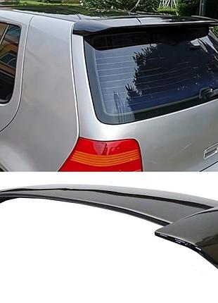 Спойлер dpt v-1 (hb, черный глянец) для volkswagen golf 4 1997-2006 гг