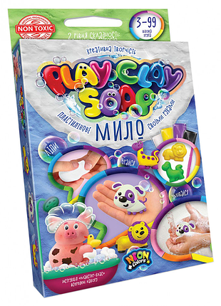 Набор креативного творчества "пластилиновое мыло" play clay soap pcs-02u маленький щенок
