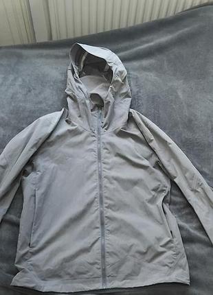 Arcteryx veilance isogon jacket, легка чоловіча куртка, вітровка, вітрівка, розмір l, колір (ash) (grey) (сірий)