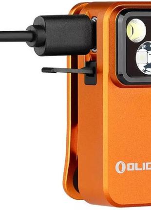 Фонарь olight oclip pro ц:orange 4