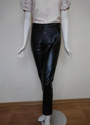 Кожаные брюки леггинсы autograph размер uk 10-122 фото