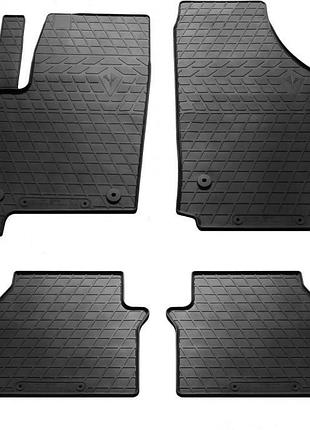 Резиновые коврики stingray (4 шт) для opel meriva 2002-2010 гг