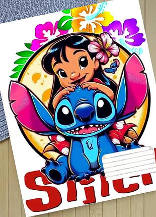 Тетрадь стич stitch 12 листов в косую линию