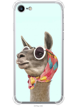 Чехол на iphone 8 модная лама из силикона fch_0162082
