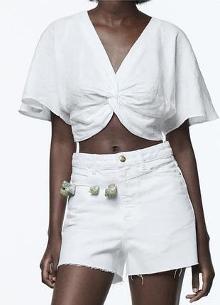 Блуза, топ льон zara