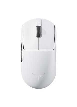 Игровая беспроводная мышка vgn dragonfly 3 pro max / paw 3395 / tri-mode / 58 грамм / white / белый