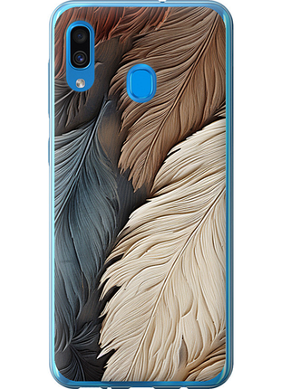 Чехол на samsung galaxy a30 2019 a305f листья в стиле бохо из пластика fch_0003938