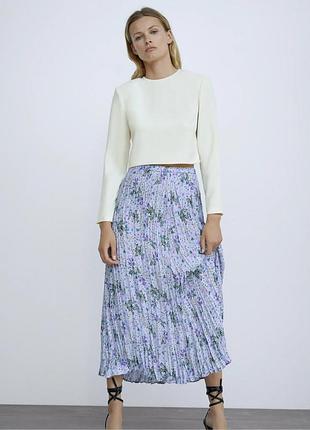Юбка миди zara 2