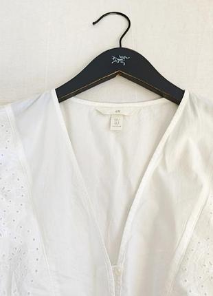 Белая блуза h&amp;m 4