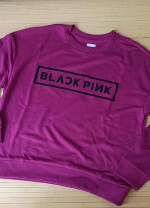 Светшот блек пінк black pink