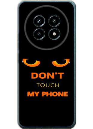 Чехол на realme 13 pro / 13 pro+ don't touch the phone из силикона fch_0156809