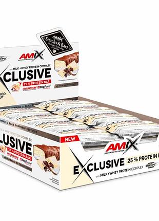 Exclusive protein bar - 12x85g white chocolate coconut