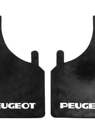 Брызговики polytep (280*440, 2 шт) для peugeot