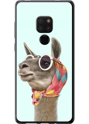 Чехол на huawei mate 20 модная лама из пластика fch_0175648