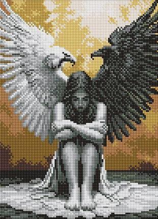 Алмазная мозаика - две стороны души ©art_selena_ua