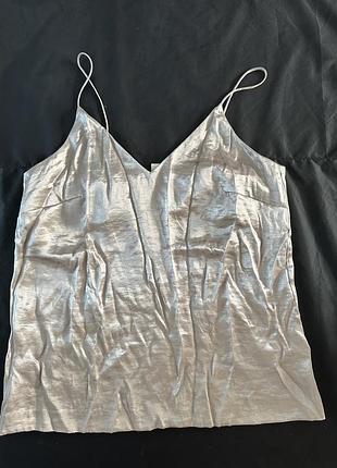 Срібляста майка h&m розміру л 7