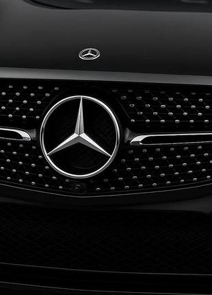 Тюнинг решетка diamond black (gle) без камеры для mercedes gle/ml сlass w166 2011-2018 гг