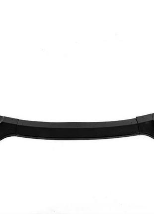 Передня lip накладка dpt v-1 (abs, чорний глянець) для honda civic sedan x 2016-2021 рр