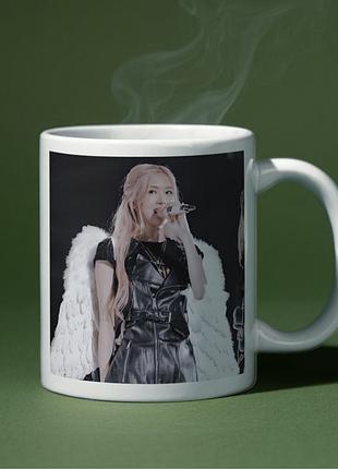 Кружка роза rosé пак чейон блек пінк black pink (31330)