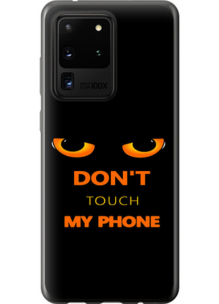 Чехол на samsung galaxy s20 ultra don't touch the phone из пластика fch_0021952