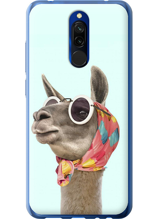 Чехол на xiaomi redmi 8 модная лама из силикона fch_0077002
