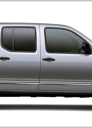 Молдинги на двери нержавеющая сталь (4 шт) для nissan navara 2006-2015 гг