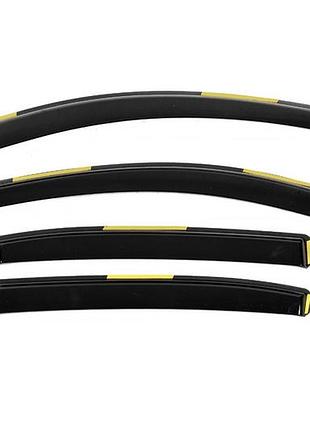 Вітровики вставні niken luxury (liftback, 4 шт) для skoda octavia ii a5 2006-2010 рр