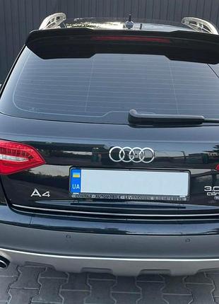Спойлер dpt v2 (avant, черный глянец) для ауди a4 b8 2007-2015 гг