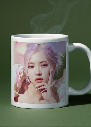 Кружка роза rosé пак чейон блек пинк black pink (31324)