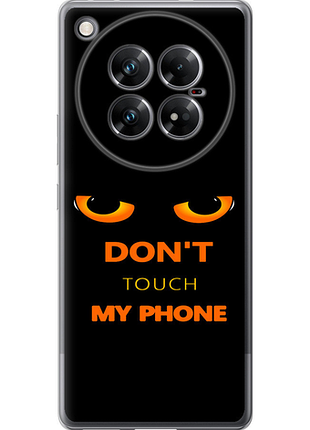 Чехол на infinix zero 40 5g don't touch the phone из силикона fch_0175438