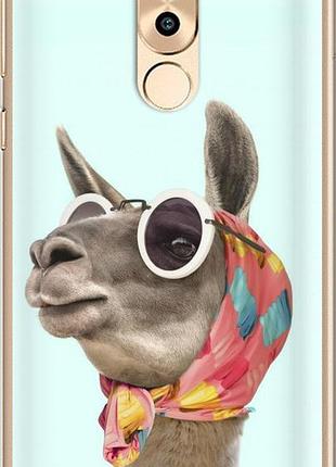 Чехол на huawei mate 9 lite модная лама из силикона fch_0175668