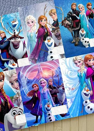 Набор тетрадей холодное сердце frozen на скобе 18 листов линия (34012)