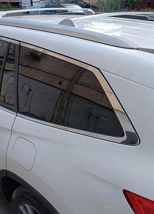 Багажник (поперечины) на интегрированные рейлинги oem (2 шт.) черный для honda pilot 2015-2022 гг