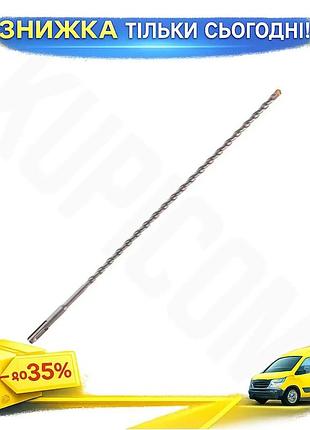 Ku бур sds plus universal fit intertool 8 мм 400 мм для бетона и кирпича сверло для камня и пенобетона uni2l_k