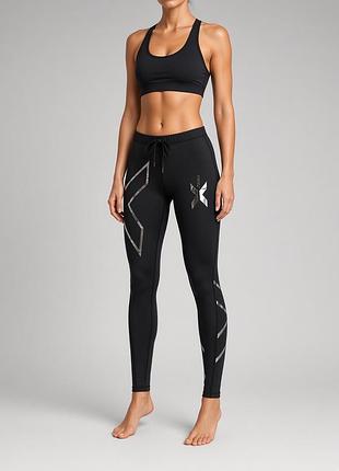 Жіночі компресійні тайтси лосіни 2xu compression tights (розмір m) — ідеальний стан!