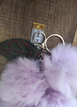 Брелок пушистый виноград 5