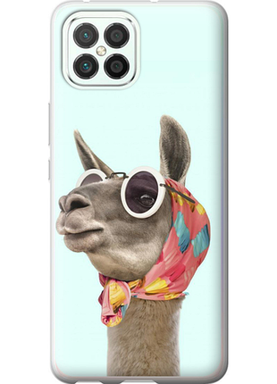 Чехол на huawei nova 8 se модная лама из силикона fch_0175636