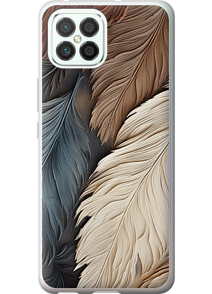 Чехол на huawei nova 8 se листья в стиле бохо из силикона fch_0175452