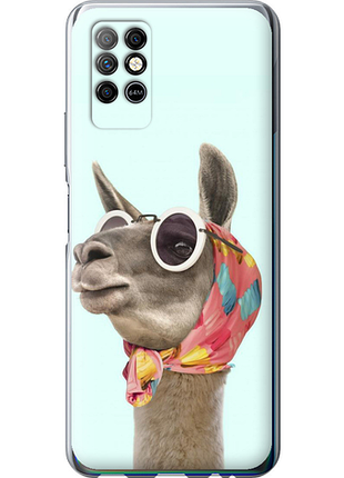 Чехол на infinix note 8 модная лама из силикона fch_0162051