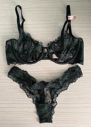 Комплект білизни victoria’s secret бюстгальтер 34b (75б), трусики s. very sexy. вікторія сікрет