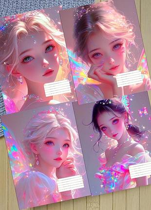 Набор тетрадей феи fairies на скобе 18 листов линия (33944)